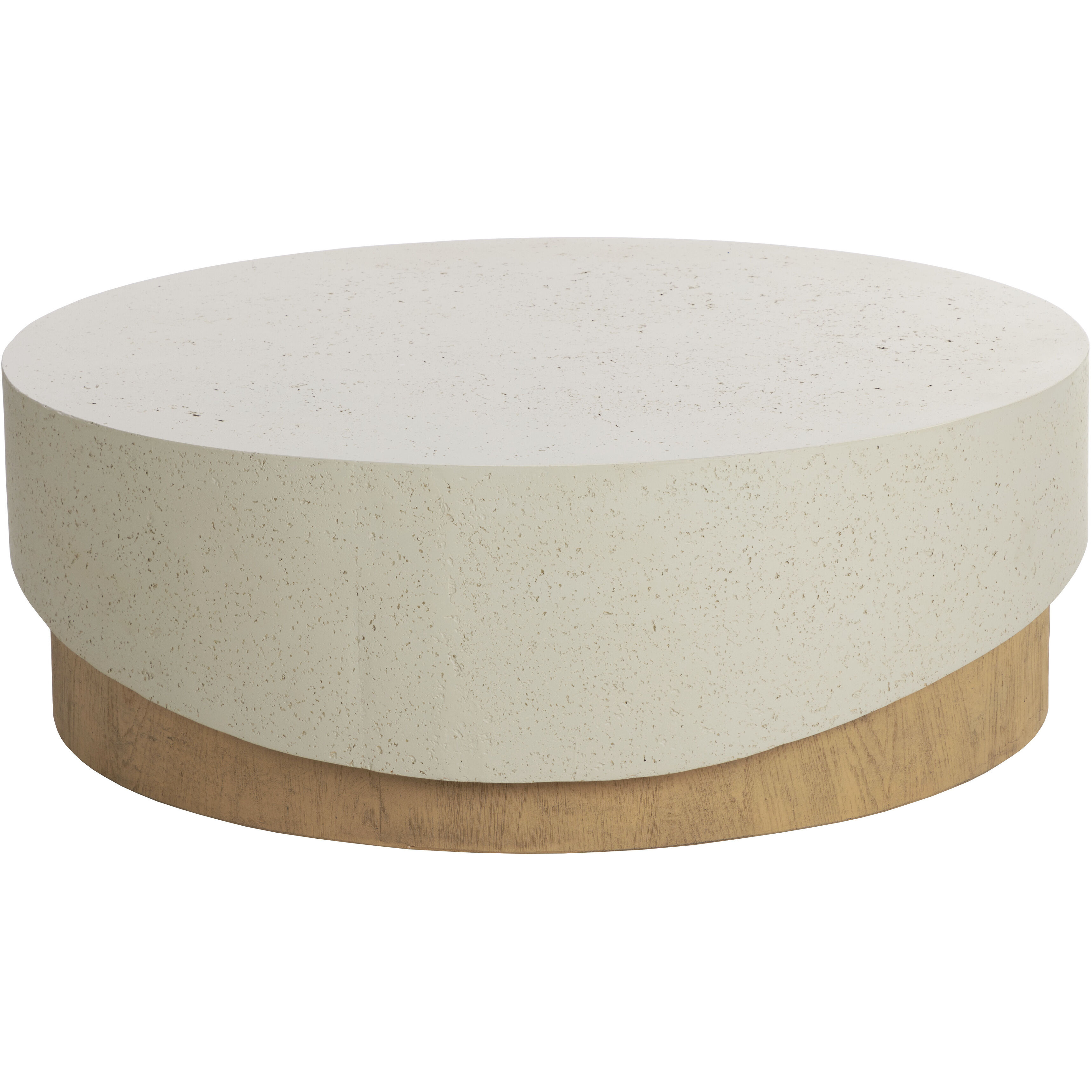 Patras 48 X 16.5 inch Cream / Light Brown Outdoor Coffee Table